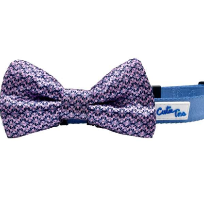 Pink & Blue - Cutie Ties Dog Bow Tie - One Size