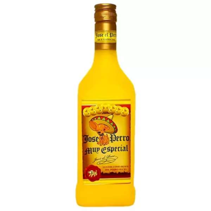 Yellow - Silly Squeaker Liquor Bottle Jose the Perro - one size