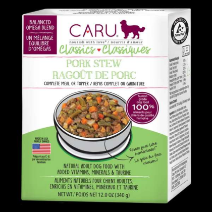 CARU Classics Pork Stew for Dogs - 12 oz (Case of 12)