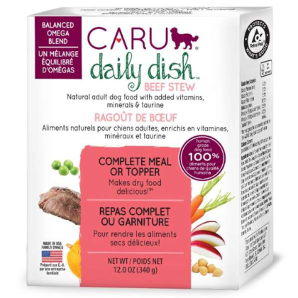 CARU Daily Dish Beef Stew for Dogs - 12 oz (Case of 12)