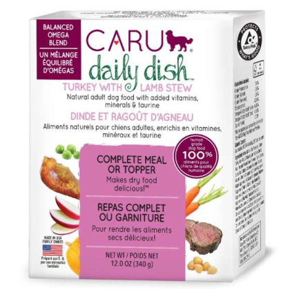CARU Daily Dish Turkey With Lamb Stew for Dogs - 12 oz (Case of 12)
