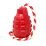 Red - USA-K9 Grenade Durable Rubber Chew Toy, Treat Dispenser, Reward Toy, Tug Toy, and Retrieving Toy - Medium