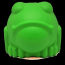 Green - MKB Bull Frog Durable Rubber Chew Toy & Treat Dispenser - Large