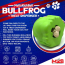 Green - MKB Bull Frog Durable Rubber Chew Toy & Treat Dispenser - Large