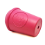 Pink - Coffee Cup Durable Rubber Chew Toy and Treat Dispenser - Large