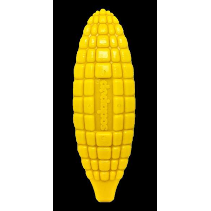 Yellow - SP Corn on the Cob Ultra Durable Nylon Dog Chew Toy for Aggressive Chewers  - OSFA