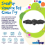 Black - SodaPup Vampire Bat Ultra Durable Nylon Dog Chew Toy for Aggressive Chewers - Large
