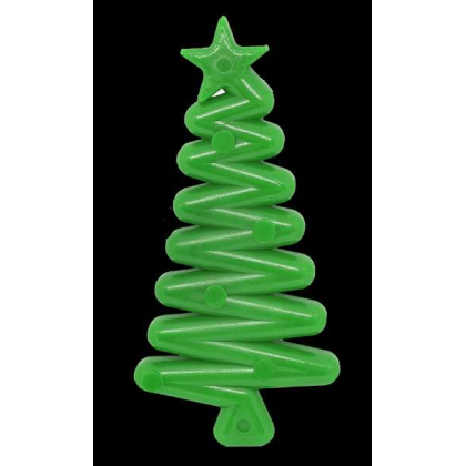 Green - MKB Christmas Tree Ultra Durable Nylon Dog Chew Toy for Aggressive Chewers  - OSFA