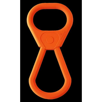 Orange Squeeze - SP Pop Top Rubber Tug Toy for Interactive Play  - M