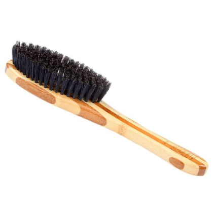 Dark Bamboo - Bass Brushes- Style & Detangle Pet Comb Pure Bamboo Handle