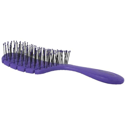 Lavender - Bass Brushes- The BIO-FLEX  Detangling Hair Brush Leaf Shape