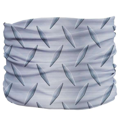 Silver - Steel Plated Pup Pup Scruff - XL