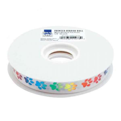 Rainbow - 50-Yard Printed Ribbon Rolls - 50 Yards