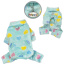 Blue - Ultra Plush Colorful Hearts Turtleneck Pajamas - XL