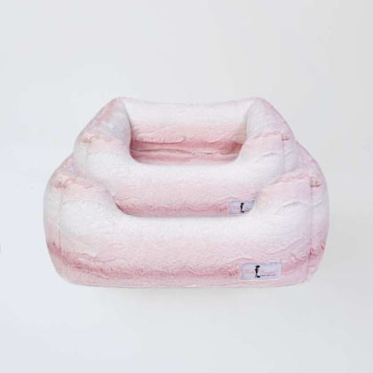 Pink Angora - Cashmere Dog Bed - Small