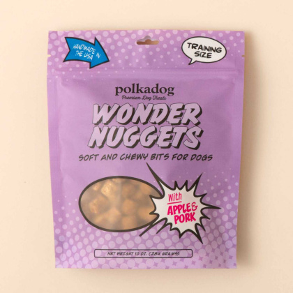 Polkadog Wonder Nuggets Training Bits Pork & Apple Soft & Chewy Dog Treat  - 10oz