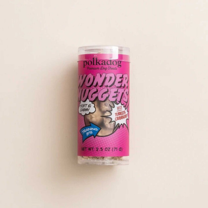 Polkadog Wonder Nuggets Training Bits Turkey & Cranberry Soft & Chewy Dog and Cat Treats Mini Tube - Mini Tube 2.5oz