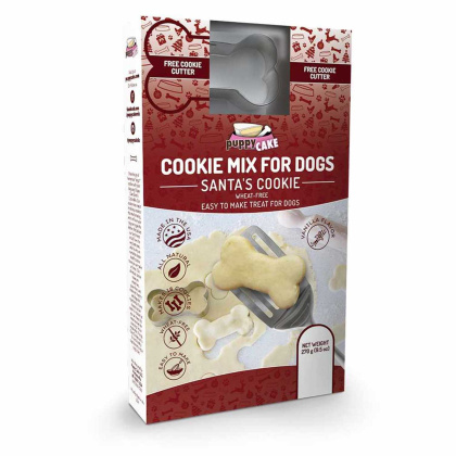 Puppy Cake Santa\'s Cookie Mix and Cookie Cutter (wheat free)