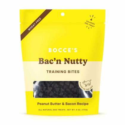 Bocce\'s Bakery Bac\'N Nutty Training Bites Dog Treats 6oz
