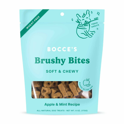 Bocce\'s Bakery Dailies Brushy Bites Soft & Chewy Dog Treats 6oz