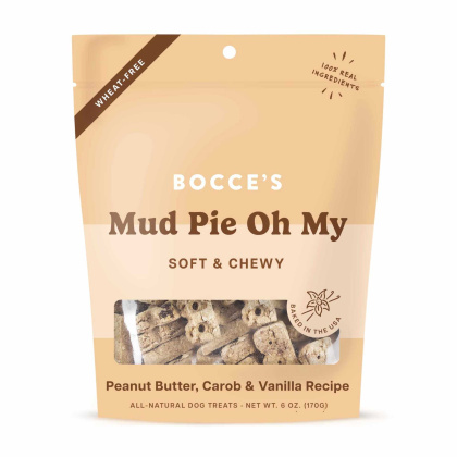 Bocce\'s Bakery Mud Pie Oh My Soft & Chewy Dog Treats 6oz