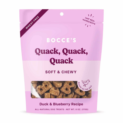 Bocce\'s Bakery Quack Quack Quack Soft & Chewy Dog Treats 6oz