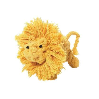 Jax & Bones Larry the Lion Rope Dog Toy Large 6\