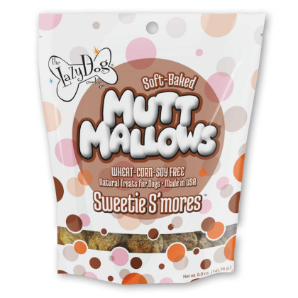 Lazy Dog Mutt Mallows Sweetie S\'mores Dog Treat 5oz