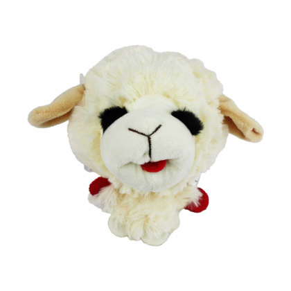 Multipet Lamb Chop Knobby Noggins Plush Dog Toy 5\