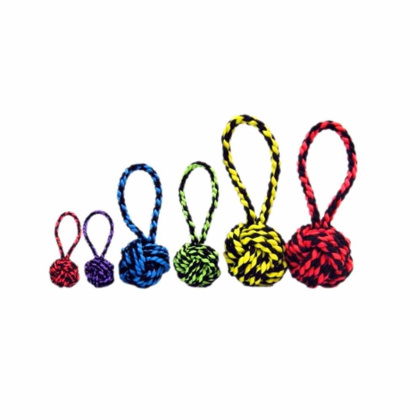 Multipet Nuts for Knots w/Tug Rope Dog Toy - 4\