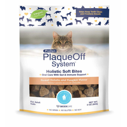 PlaqueOff Holistic Soft Bites CAT - Oral Care with Gut & Immune Support
