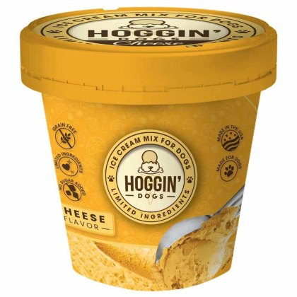 Puppy Cake Hoggin\' Dogs Ice Cream Mix Cheese Pint Large 4.65oz