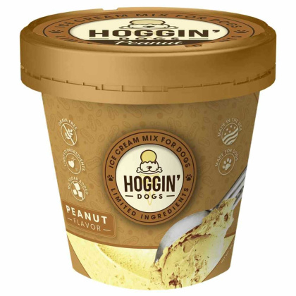 Puppy Cake Hoggin\' Dogs Ice Cream Mix Peanut Butter Pint Large 4.65oz