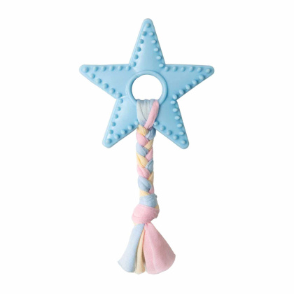 Blue - SnugArooz Lil Star Chew Dog Toy  - 7\