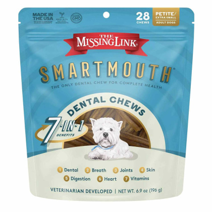 The Missing Link - SMARTMOUTH Dental Chew  - Petite Dog 28ct