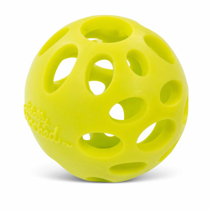 Green - Totally Pooched Huff \'n Puff Ball - Large, 3.1\