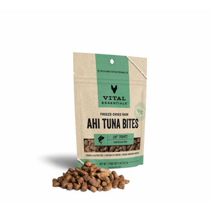 Vital Essentials(R) Freeze-Dried Ahi Tuna Bites Cat Treats, 1.1 oz