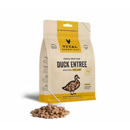 Vital Essentials(R) Freeze-Dried Raw Duck Entree Dog Food Mini Nibs,  - 5.5 oz