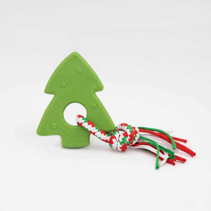 ZippyPaws Holiday ZippyTuff Teether Christmas Tree Dog Chew Toy - LLB Only