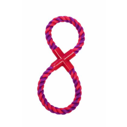 Purple / Magenta - Amazing Pet Products Figure 8 Tug - 10.5\