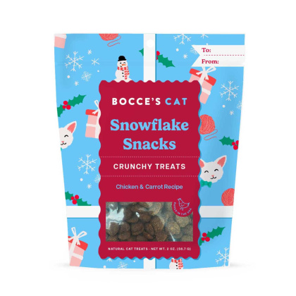 Bocce\'s Bakery Snowflake Snacks Crunchy Cat Treats