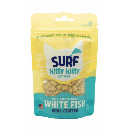 Kitty Kitty Surf Freeze Dried White Fish Treat with Krill Coating 0.6oz