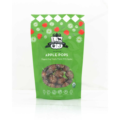 Lord Jameson Apple Pops Organic Soft & Chewy Dog Treats 6oz