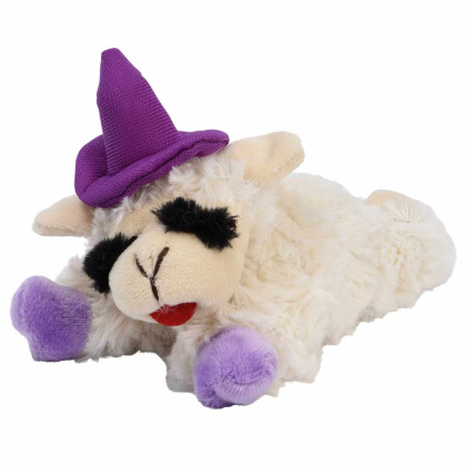 Purple - Multipet Halloween Lamb Chop 6.5 w/Purple Hat & Paws