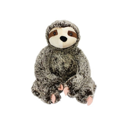 Multipet Jumbo Sitting Sloth Plush Dog Toy 14\