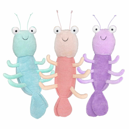 Multipet Margaritaville(R) Jumbo Shrimp Plush Dog Toy Assorted 20\