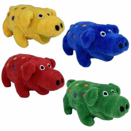 Multipet Minipet Plush Globlet Dog Toy Assorted Colors 4.5\