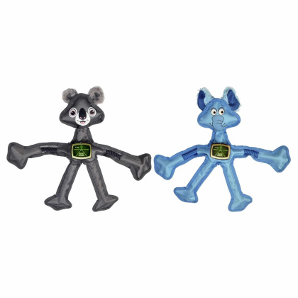 Multipet Skeleropes Dog Chew Toy Assorted Animals 15\