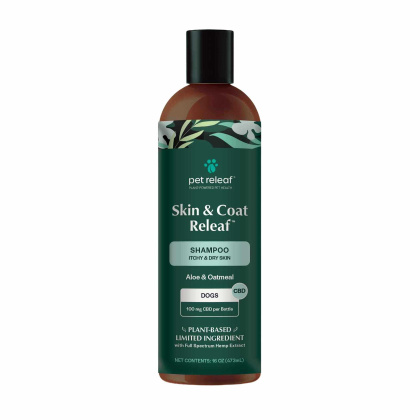 Pet Releaf Skin and Coat Releaf Shampoo Itchy & Dry Skin 100 MG CBD