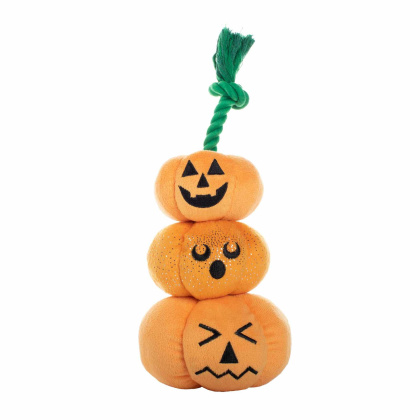 PetShop by Fringe Studio Stack-O-Lantern Plush Dog Toy